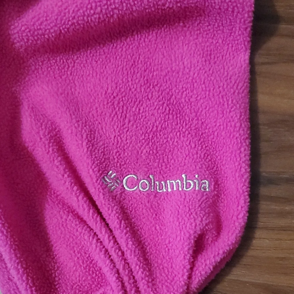 Columbia Women's Pink and Purple Fleece Top - Picture 6 of 8